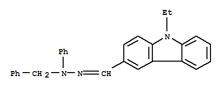 9-乙基咔唑-3-甲醛 <i>N</i>-苄基-<i>N</i>-苯腙