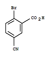 2-溴-5-氰基苯甲酸