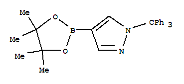 4-(4,4,5,5-四甲基-1,3,2-二氧杂硼烷-2-基)-1-三苯甲游基-1H-吡唑