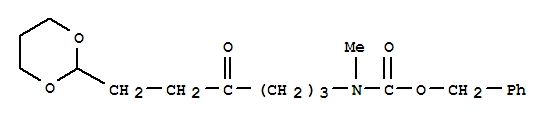 [6-(1,3-二恶烷-2-基)-4-氧代己基]甲基-氨基甲酸苯甲酯