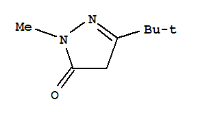 3-叔-丁基-1-甲基-2-吡唑啉-5-酮