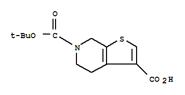 6-[(2-甲基丙-2-基)氧基羰基]-5,7-二氢-4H-噻吩并[2,3-c]吡啶-3-羧酸