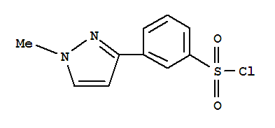 3-(1-甲基-1H-吡唑-3-基)苯磺酰氯,