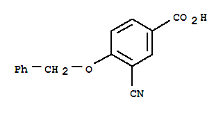 4-苄氧基-3-氰基苯甲酸