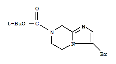 3-溴-5,6-二氢咪唑并[1,2-A]吡嗪-7(8H)-甲酸叔丁酯