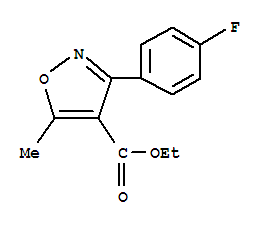 3-(4-氟苯基)-5-甲基-异噁唑-4-甲酸乙酯