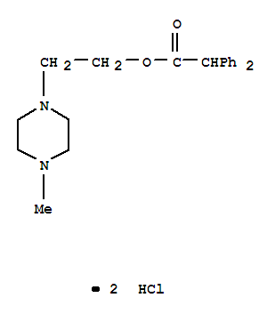 2-(4-甲基哌嗪-1-基)乙基二苯基乙酸酯二盐酸