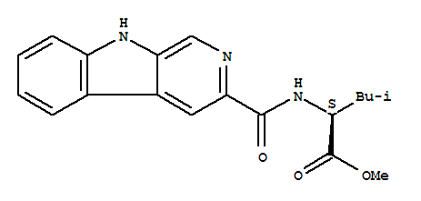(2S)-4-甲基-2-(9H-吡啶并[5,4-b]吲哚-3-羰基氨基)戊酸甲酯