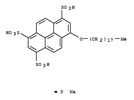 10-十八烷基芘-1，3，6-三嗍砜酸三钠盐