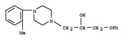 4-(2-甲基苯基)-α-(苯氧基甲基)-1-哌嗪基乙醇