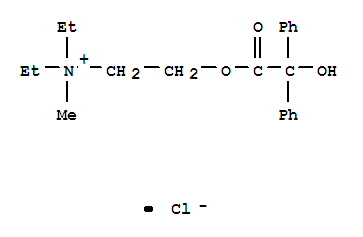 氯化N,N-二乙基-2-{[羟基(二苯基)乙酰基]氧代}-N-甲基乙铵