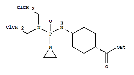 乙基 4-({吖丙啶-1-基[二(2-氯乙基)氨基]磷基}氨基)环己羧酸酯