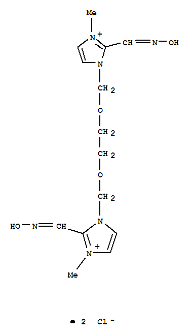 1-[1-甲基-3-[[(E)-2-[[3-甲基-2-[(E)-羟基亚氨基甲基]-2H-咪唑-1-基]甲氧基]丁一氧代]甲基]-2H-咪唑-2-基]-N-羟基-甲亚胺二氯化