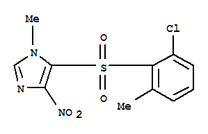 5-(2-氯-6-甲基苯基)磺酰基-1-甲基-4-硝基咪唑