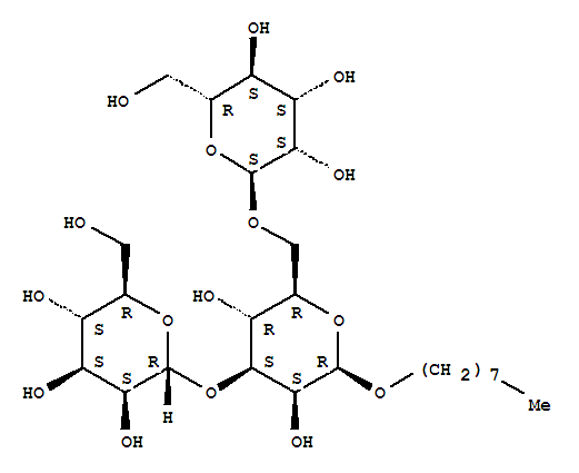 (2R,3S,4S,5S,6R)-2-[(2R,3S,4S,5R,6R)-3,5-二羟基-2-辛氧基-6-[[(2S,3S,4S,5S,6R)-3,4,5-三羟基-6-(羟基甲基)四氢吡喃-2-基]氧基甲基]四氢吡喃-4-基]氧基-6-(羟基甲基)四氢吡喃-3,4,5-三醇