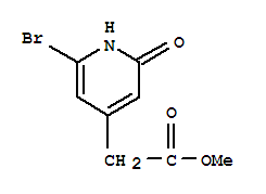6-溴-1,2-二氢-2-氧代-4-吡啶乙酸甲酯