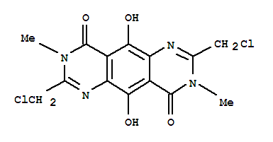 2,7-双(氯甲基)-3,8-二氢-5,10-二羟基-3,8-二甲基嘧啶并[4,5-g]喹唑啉-4,9-二酮
