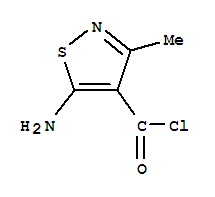 5-氨基-3-甲基-1,2-噻唑-4-甲酰氯
