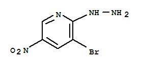3-溴-2-肼基-5-硝基砒啶