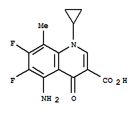 5-氨基-1-环丙基-6,7-二氟-1,4-二氢-8-甲基-4-氧代-3-喹啉羧酸