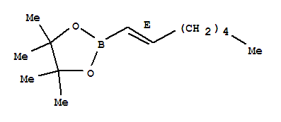 反式-1-庚烯-1-基硼酸频哪酯