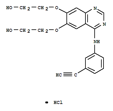 Erlotinib  impurity 13/2,2'-((4-((3-ethynylphenyl)amino)quinazoline-6,7-diyl)bis(oxy))bis(ethan-1-ol) hydrochloride