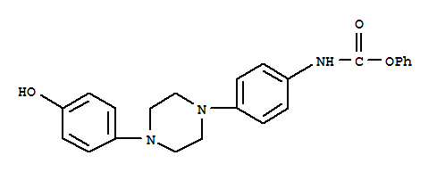 [4-[4-(4-羟基苯基)-1-哌嗪基]苯基]氨基甲酸苯酯