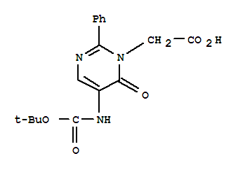 5-[[(1,1-二甲基乙氧基)羰基]氨基]-6-氧代-2-苯基-1(6h)-嘧啶乙酸