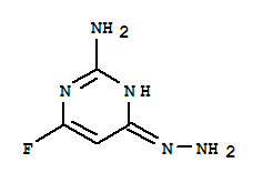 2-氨基-6-氟-4-肼基嘧啶