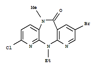 8-溴-2-氯-11-乙基-5-甲基-5,11-二氢-6H-二吡啶并[3,2-B:2',3'-E][1,4]二氮杂卓-6-酮
