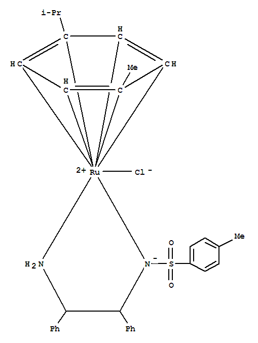 氯{[(1R,2R)-(-)-2-氨-1,2-二苯乙基](4-甲苯磺酰)氨}(P-异丙基甲苯)RUTHENIUM(II))钌(II)