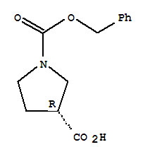 (R)-1-CBZ-3-羧基吡咯烷