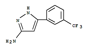 5-(3-三氟甲基苯基)-2H-吡唑-3-胺