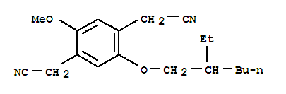 2-(2-乙基己氧基)-5-甲氧基-1,4-苯二乙腈,98%
