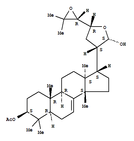 (13alpha,14beta,17S,20S,21S,23R,24R)-21,23:24,25-二环氧-5alpha-羊毛甾-7-烯-3beta,21-二醇 3-乙酸酯