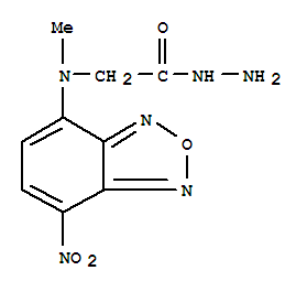 NBD-CO-Hz [=4-(<i>N</i>-肼羰甲基-<i>N</i>-甲氨基)-7-硝基-2,1,3-苯并恶二唑] [HPLC标记用]