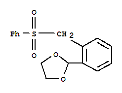 2-[2-(苯磺酰甲基)苯基]-1,3-二氧戊环