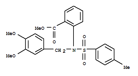 2-[N-(对甲苯基磺酰基)-N-(3,4-二甲氧基苄基)氨基]苯甲酸甲酯