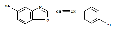 (E)-2-(4-氯苯乙烯基)-5-甲基苯并噁唑