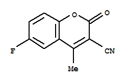 6-氟-4-甲基香豆素-3-甲腈