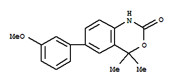 6-(3-甲氧基苯基)-4,4-二甲基-1H-苯并[d][1,3]噁嗪-2(4h)-酮