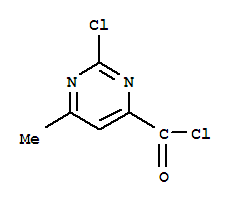 2-氯-6-甲基-4-嘧啶羰基氯化物