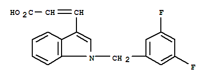 3-[1-(3,5-二氟苄基)-1H-吲哚]丙烯酸