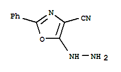 5-肼基-2-苯基-1,3-恶唑-4-甲腈