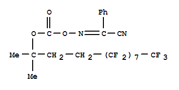 2-[(4,4,5,5,6,6,7,7,8,8,9,9,10,10,11,11,11-十七氟-1,1-二甲基十一烷基氧)碳酰胺]-2-苯基乙腈