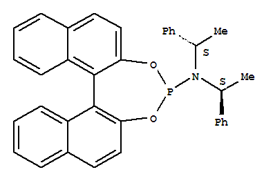 (S,S,S)-(+)-(3,5-二氧杂-4-磷杂环庚三烯并[2,1-a:3,4-a’]二萘-4-基)二(1-苯基乙基)胺
