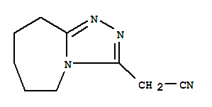 5H-1,2,4-三氮唑并[4,3-a]氮杂环庚烷-3-乙氰,6,7,8,9-四氢-