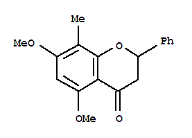 5,7-二甲氧基-8-甲基-2-苯基色满-4-酮