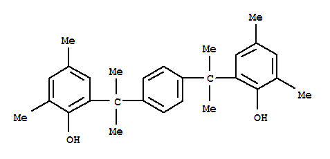 2-[2-[4-[2-(2-羟基-3,5-二甲基苯基)丙-2-基]苯基]丙-2-基]-4,6-二甲基苯酚