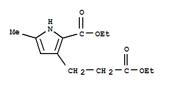 3-(2-乙氧基羰基乙基)-5-甲基吡咯-2-羧酸乙酯
